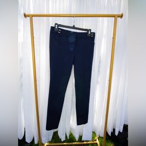 NWOT Navy Blue New York & Company Skinny Slim Crop Pants Dress Pants Workwear
